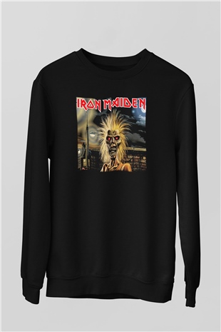 Iron Maiden Siyah Unisex Sweatshirt