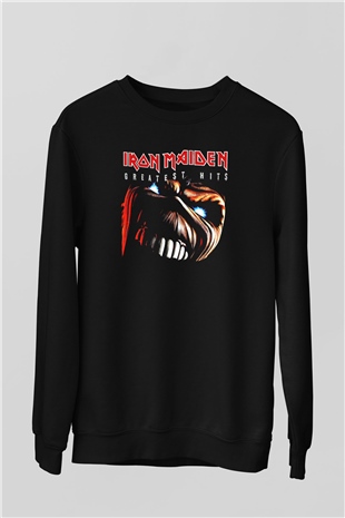 Iron Maiden Siyah Unisex Sweatshirt