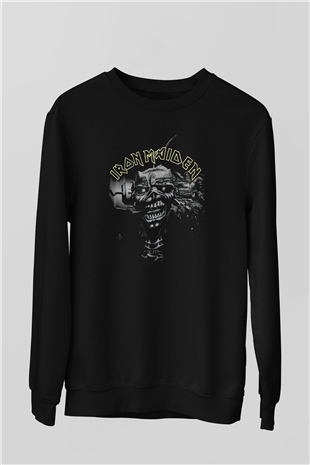 Iron Maiden Siyah Unisex Sweatshirt