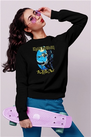 Iron Maiden Siyah Unisex Sweatshirt