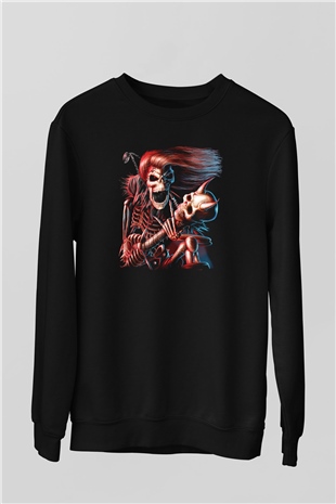 Iron Maiden Siyah Unisex Sweatshirt