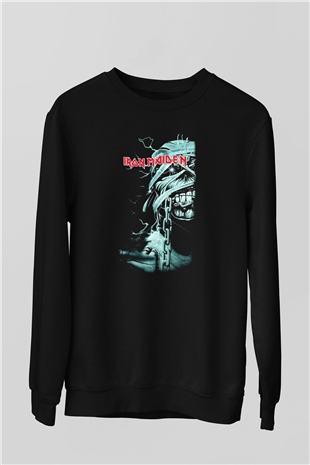 Iron Maiden Siyah Unisex Sweatshirt