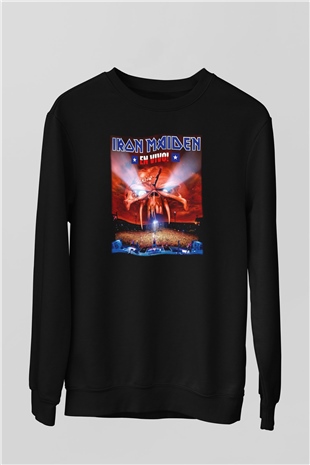 Iron Maiden Siyah Unisex Sweatshirt