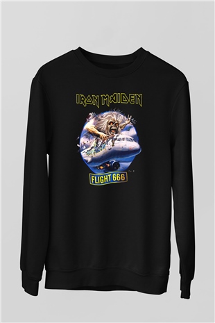 Iron Maiden Siyah Unisex Sweatshirt