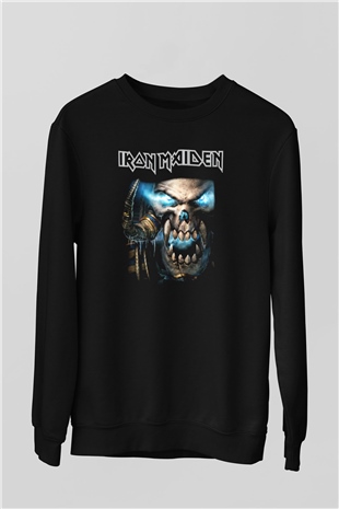 Iron Maiden Siyah Unisex Sweatshirt