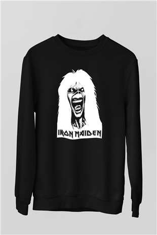 Iron Maiden Siyah Unisex Sweatshirt