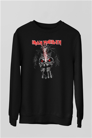 Iron Maiden Siyah Unisex Sweatshirt