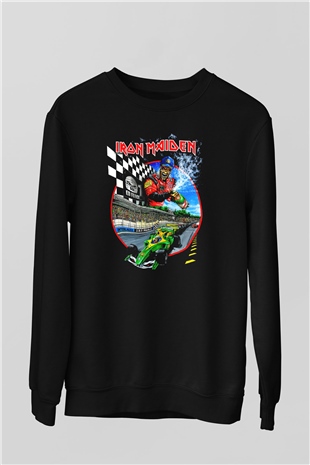 Iron Maiden Siyah Unisex Sweatshirt