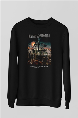 Iron Maiden Siyah Unisex Sweatshirt