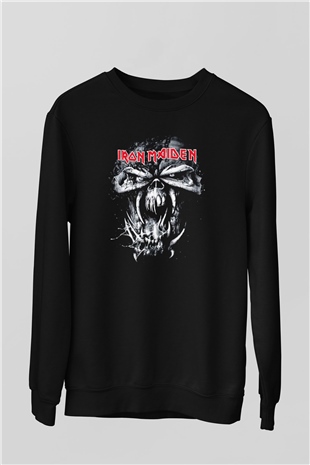 Iron Maiden Siyah Unisex Sweatshirt
