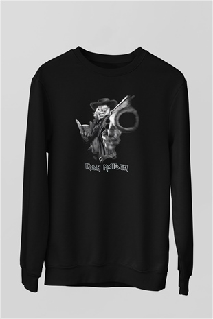 Iron Maiden Siyah Unisex Sweatshirt