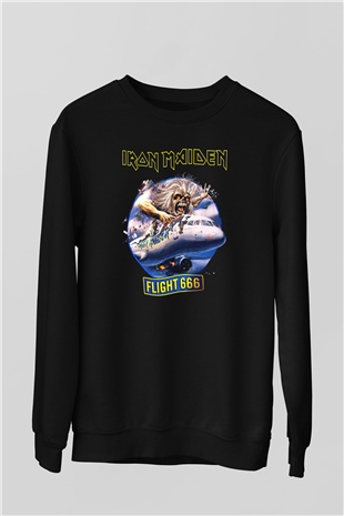 Iron Maiden Siyah Unisex Sweatshirt