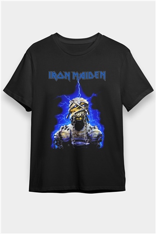 Iron Maiden Siyah Unisex Tişört T-Shirt - TişörtFabrikası