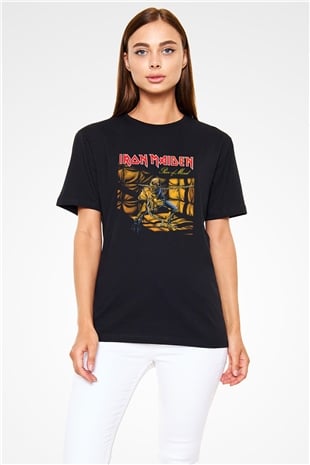Iron Maiden Siyah Unisex Tişört T-Shirt - TişörtFabrikası