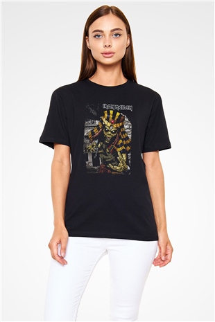 Iron Maiden Siyah Unisex Tişört T-Shirt - TişörtFabrikası