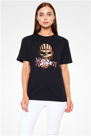 Iron Maiden Siyah Unisex Tişört T-Shirt - TişörtFabrikası