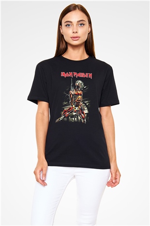 Iron Maiden Siyah Unisex Tişört T-Shirt - TişörtFabrikası