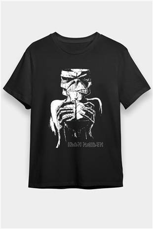 Iron Maiden Siyah Unisex Tişört T-Shirt - TişörtFabrikası