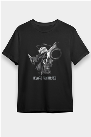 Iron Maiden Siyah Unisex Tişört T-Shirt - TişörtFabrikası