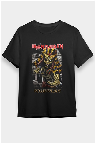 Iron Maiden Siyah Unisex Tişört T-Shirt - TişörtFabrikası