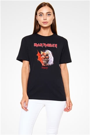 Iron Maiden Siyah Unisex Tişört T-Shirt - TişörtFabrikası
