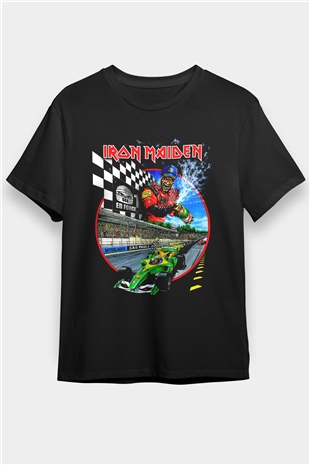 Iron Maiden Siyah Unisex Tişört T-Shirt - TişörtFabrikası