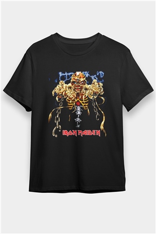 Iron Maiden Siyah Unisex Tişört T-Shirt - TişörtFabrikası