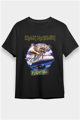 Iron Maiden Siyah Unisex Tişört T-Shirt - TişörtFabrikası