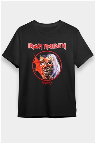 Iron Maiden Siyah Unisex Tişört T-Shirt - TişörtFabrikası