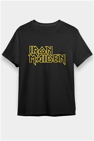 Iron Maiden Siyah Unisex Tişört T-Shirt - TişörtFabrikası