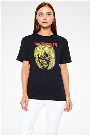 Iron Maiden Siyah Unisex Tişört T-Shirt - TişörtFabrikası