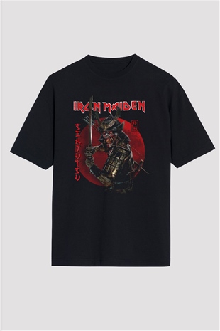 Iron Maiden Siyah Oversize Tişört Oversize T-shirt - TişörtFabrikası