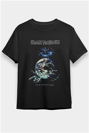 Iron Maiden Siyah Unisex Tişört T-Shirt - TişörtFabrikası