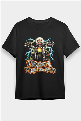 Iron Maiden Siyah Unisex Tişört T-Shirt - TişörtFabrikası