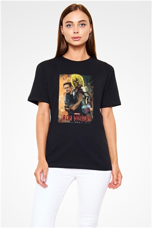 Iron Maiden Siyah Unisex Tişört T-Shirt - TişörtFabrikası