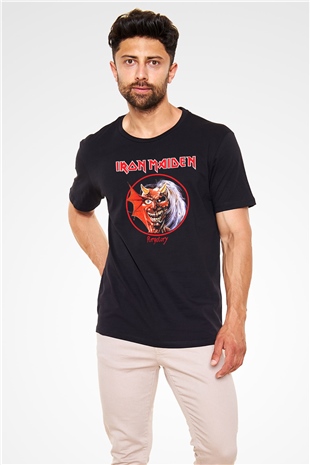 Iron Maiden Siyah Unisex Tişört T-Shirt - TişörtFabrikası