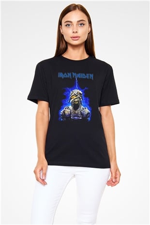 Iron Maiden Siyah Unisex Tişört T-Shirt - TişörtFabrikası