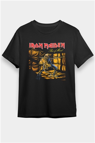 Iron Maiden Siyah Unisex Tişört T-Shirt - TişörtFabrikası