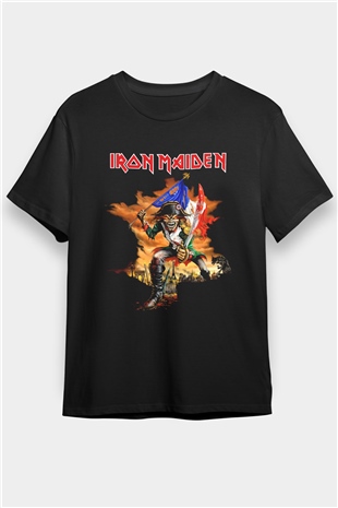 Iron Maiden Siyah Unisex Tişört T-Shirt - TişörtFabrikası