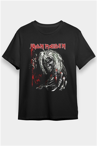 Iron Maiden Siyah Unisex Tişört T-Shirt - TişörtFabrikası