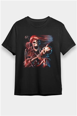 Iron Maiden Siyah Unisex Tişört T-Shirt - TişörtFabrikası