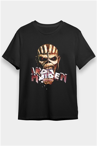Iron Maiden Siyah Unisex Tişört T-Shirt - TişörtFabrikası