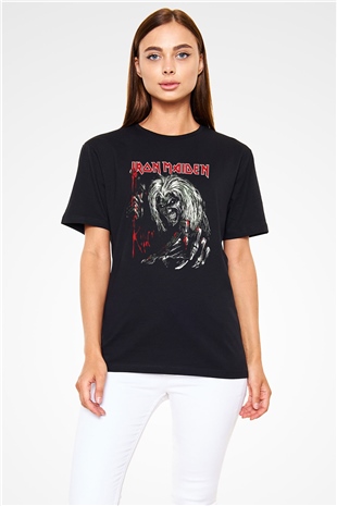 Iron Maiden Siyah Unisex Tişört T-Shirt - TişörtFabrikası
