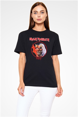 Iron Maiden Siyah Unisex Tişört T-Shirt - TişörtFabrikası