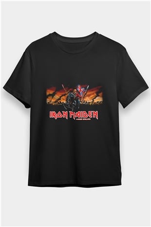 Iron Maiden Siyah Unisex Tişört T-Shirt - TişörtFabrikası