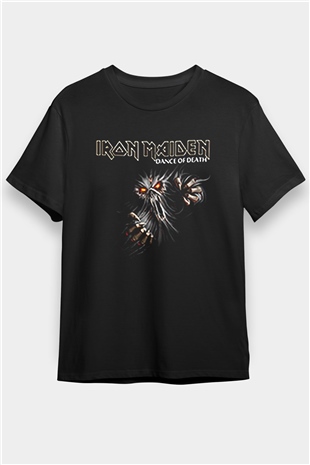 Iron Maiden Siyah Unisex Tişört T-Shirt - TişörtFabrikası