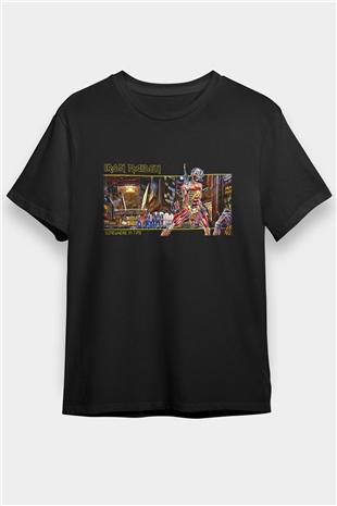 Iron Maiden Siyah Unisex Tişört T-Shirt - TişörtFabrikası