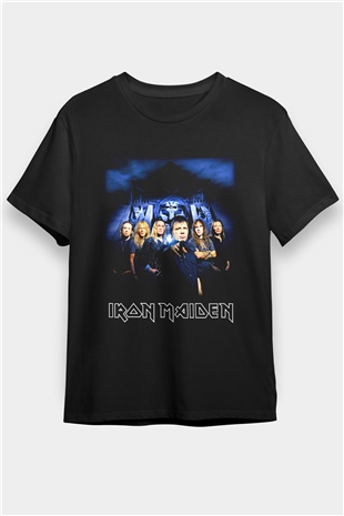 Iron Maiden Siyah Unisex Tişört T-Shirt - TişörtFabrikası