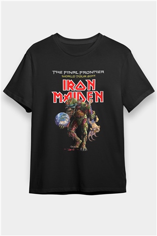 Iron Maiden Siyah Unisex Tişört T-Shirt - TişörtFabrikası