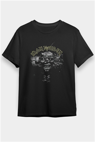 Iron Maiden Siyah Unisex Tişört T-Shirt - TişörtFabrikası